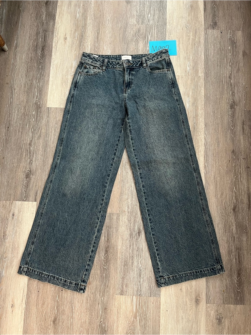 PacSun Casey Womens Jeans Size 28 Blue Low Rise Baggy Wide Leg 100% Cotton Y2K